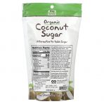 Кокосовый сахар, Coconut Sugar, Now Foods, Real Food, органик, 454 гр 