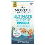 Риб'ячий жир дітей від 6 до 12 років, Ultimate Omega, Nordic Naturals, полуниця, 340 мг, 90 гелевих міні капсул