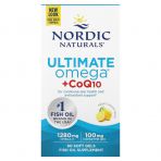 Омега-3 с коэнзимом Q10, Omega + CoQ10, Nordic Naturals, 640 мг, 60 капсул