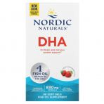 Рыбий жир экстра (клубника), DHA, Nordic Naturals, 415 мг, 90 капсул