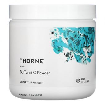 Витамин С, Buffered C Powder, Thorne, буферизованный, порошок, 236 г.