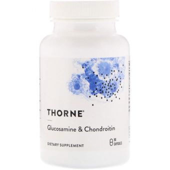 Глюкозамин хондроитин, Glucosamine & Chondroitin, Thorne, 90 кап.