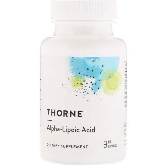 Альфа-липоевая кислота, Alpha-Lipoic Acid, Thorne, 60 кап.