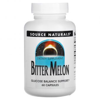 Экстракт горькой дыни, Bitter Melon, Source Naturals, 60 капсул