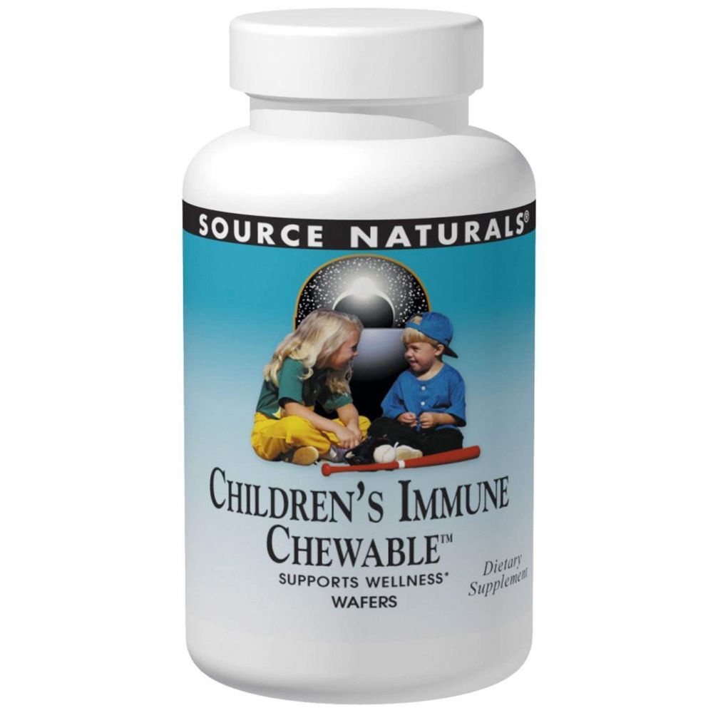 Зміцнення імунітету для дітей, Children's Immune Chewable, Source Naturals, 30 жувальних цукерок