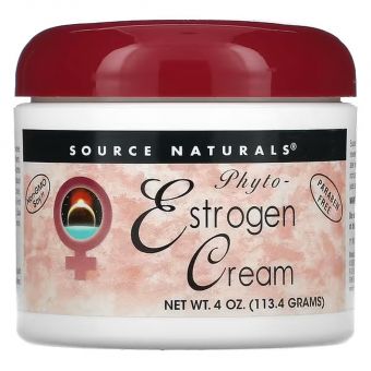 Фито-эстроген крем, Phyto-Estrogen Cream, Source Naturals, 113.4 г