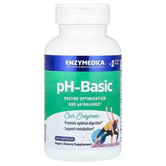 Ферменты  рН баланс, pH-Basic, Enzymedica, 120 капсул