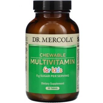 Мультивитамины для детей, Multivitamin for Kids, Dr. Mercola, 60 таблеток