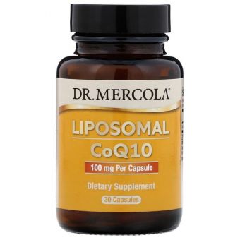 Коэнзим липосомальный Q10, Liposoma CoQ10, Dr. Mercola, 100 мг, 30 капсул