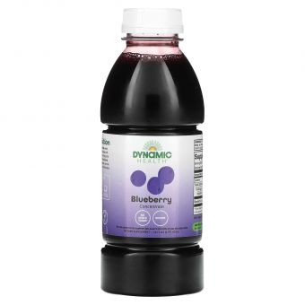 Чорничний концентрат, Blueberry Juice, Dynamic Health, рідкий, 473 мл