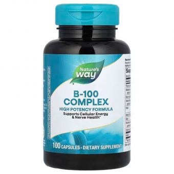 Комплекс В-100, B-100 Complex, Nature's Way, 100 капсул