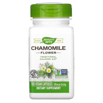 Ромашка (квіти), Chamomile, Nature's Way, 700 мг, 100 веганських капсул