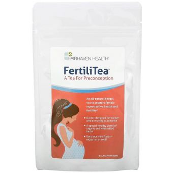 Чай для зачаття, Fertili Tea, Fairhaven Health, смак м'яти, 85 гр.