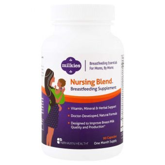 Смесь для улучшения лактации, Nursing Blend, Fairhaven Health, 90 капсул