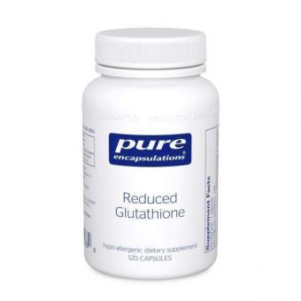 Знижений Глутатіон, Reduced Glutathione, Pure Encapsulations, 120 капсул