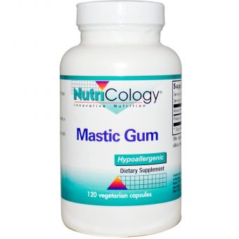 Смола мастикового дерева, Mastic Gum, Nutricology, 120 вегетарианских капсул