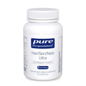 Вітаміни для волосся, шкіри і нігтів, Hair / Skin / Nails Ultra, Pure Encapsulations, 60 капсул