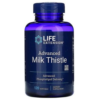 Расторопша, Milk Thistle, Life Extension, 120 капсул