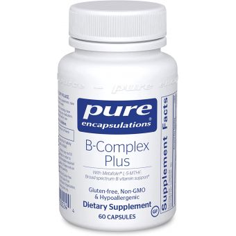 Вітамін B (збалансована вітамінна формула), B-Complex Plus, Pure Encapsulations, 60 капсул