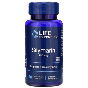 Силимарин, Silymarin, Life Extension, 100 мг, 90 капсул