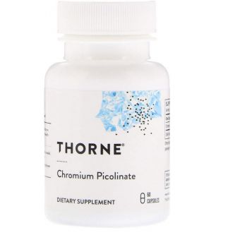 Хром пиколинат, Chromium Picolinate, Thorne, 60 капсул