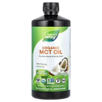 Кокосова олія MCT, Oil From Coconut, Nature's Way, 887 мл