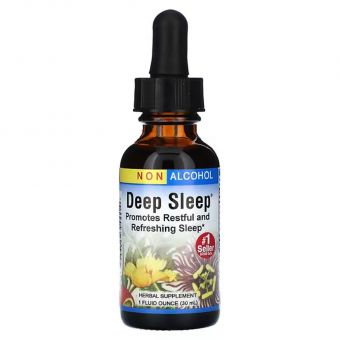 Здоровый сон, без алкоголя, Deep Sleep, Herbs Etc., 30 мл