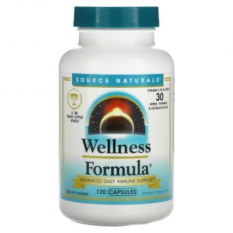 Імунна захисна формула, Wellness Formula, Source Naturals, 120 капсул