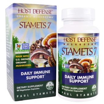 Підтримка імунітету, Daily Immune Support, Fungi Perfecti, Host Defense, 60 капсул