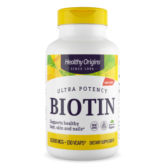 Биотин, Biotin, Healthy Origins, 10,000 мкг, 150 капсул