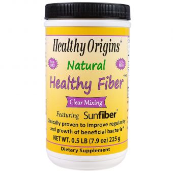 Волокно натуральное, Fiber, Healthy Origins, 225 г