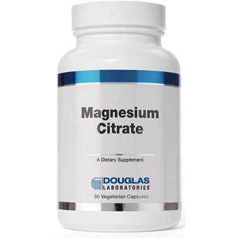 Магній цитрат, Magnesium Citrate, Douglas Laboratories, підтримує ензматичну активність, м'язи та нерви, 90 капсул