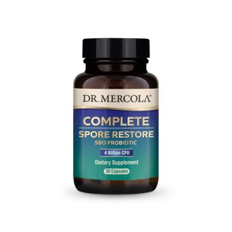 Лікувальні гриби та пробіотики, Complete Spore Restore, Dr. Mercola, повне відновлення, 30 капсул