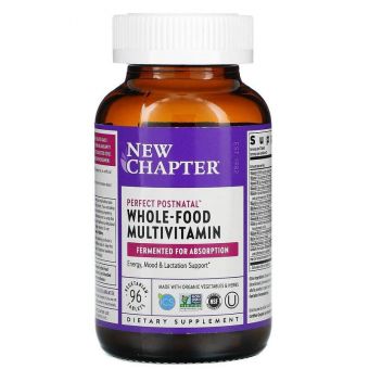 Мультивитаминный комплекс постнатальный, Postnatal MultiVitamin, New Chapter, 96 таблеток