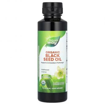 Масло черного тмина, Black Seed Oil, Nature's Way, органик, 236 мл