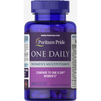 Мультивитамины для женщин, Women's Multivitamin, Puritan's Pride, 1 в день, 100 каплет