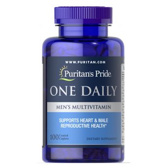 Мультивитамины для мужчин, Men's Multivitamin, Puritan's Pride, 1 в день, 100 каплет