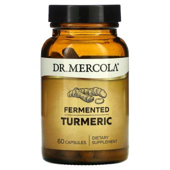 Куркума ферментована, Fermented Turmeric, Dr. Mercola, 60 капсул