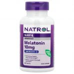 Мелатонін, Melatonin Advanced Sleep, Natrol, повільне вивільнення, 10 мг, 100 таблеток