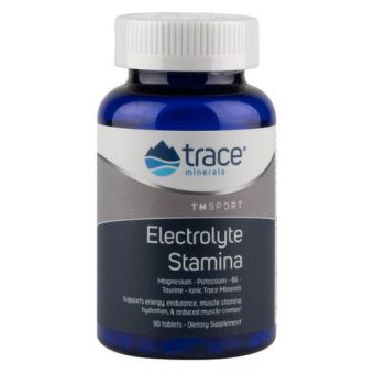 Електроліти для витривалості, Electrolyte Stamina, Trace Minerals Research, 90 таблеток