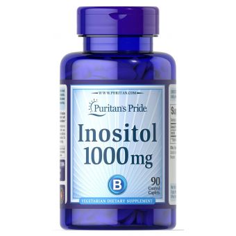 Инозитол, Inositol, Puritan's Pride, 1000 мг, 90 капсул