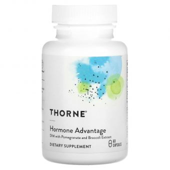 Диіндолілметан з екстрактом граната та броколі, Hormone Advantage, Thorne, 60 капсул