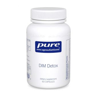 ДІМ детокс, DIM Detox, Pure Encapsulations, підтримка детоксикації печінки та метаболізму гормонів, 60 капсул