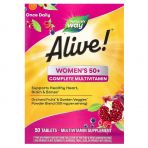 Мультивитамины для женщин старше 50 лет, Alive! Women's 50+, Nature's Way, 50 таблеток