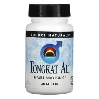 Тонгкат Алі, Tongkat Ali, Source Naturals, тонік для чоловічого лібідо, 30 таблеток