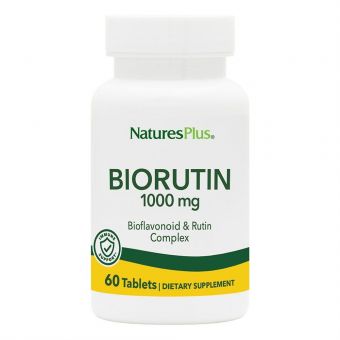 Рутин, Biorutin, Nature's Plus, 1000 мг, 60 таблеток 