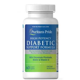 Поддержка при диабете, Diabetic Support Formula, Puritan's Pride, 60 каплет