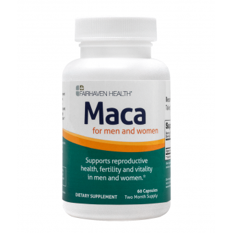 Мака, Maca, Fairhaven Health, 500 мг, 60 вегетарианских капсул