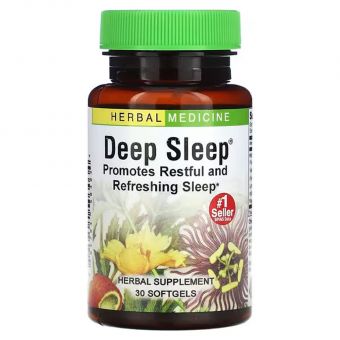 Здоровий сон, Deep Sleep, Herbs Etc., 30 капсул