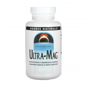 Магний (ультра), Ultra-Mag, Source Naturals, 60 таблеток